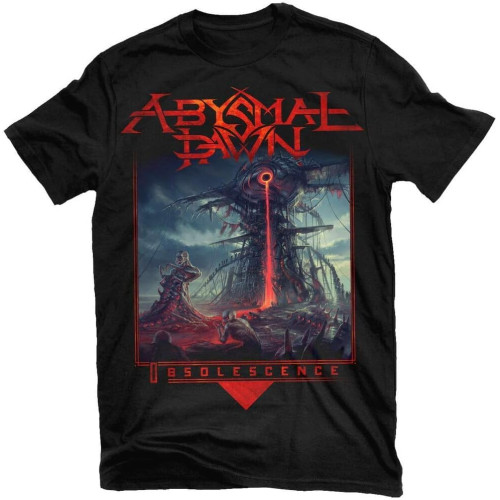 POLDBBs ABYSMAL Dawn Obsolescence T-Shirt New! Relapse Records TS4365 Black