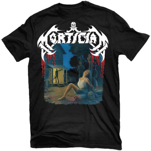 POLDBBs Mortician Chainsaw Dismemberment T-Shirt New! Relapse Records TS4032 Black POLDBBs Mortician Chainsaw Dismemberment T-Shirt New! Relapse Records TS4032 Black