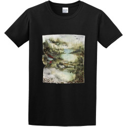 Bon Iver Album Graphic T-Shirt Black Men's Tee Bon Iver Album Graphic T-Shirt Black Men's Tee