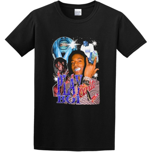 Playboi Carti Graphic T-Shirt Black Men's Tee Playboi Carti Graphic T-Shirt Black Men's Tee