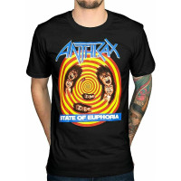 Anthrax-State-of-PHORIA Cotton Black T-Shirt Anthrax-State-of-PHORIA Cotton Black T-Shirt