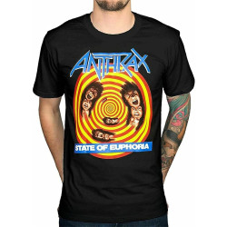 Anthrax-State-of-PHORIA Cotton Black T-Shirt Anthrax-State-of-PHORIA Cotton Black T-Shirt