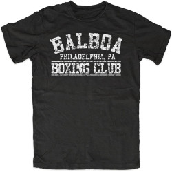 Balboa Boxing Club T-Shirt-Black Stallone Rocky, Rambo, Cult Balboa Boxing Club T-Shirt-Black Stallone Rocky, Rambo, Cult