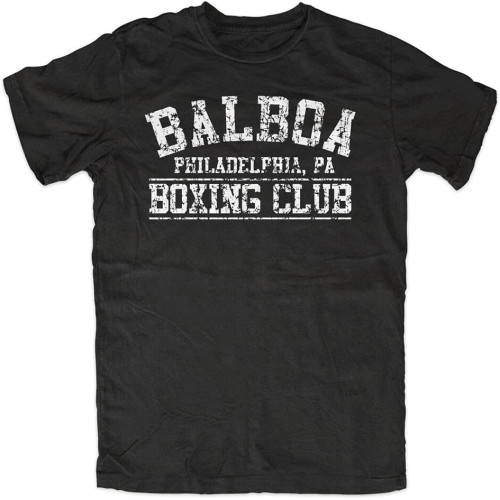 Balboa Boxing Club T-Shirt-Black Stallone Rocky, Rambo, Cult Balboa Boxing Club T-Shirt-Black Stallone Rocky, Rambo, Cult