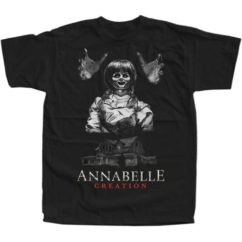 Annabelle Creation V2, Movie Poster, T-Shirts (Black) S-5XL