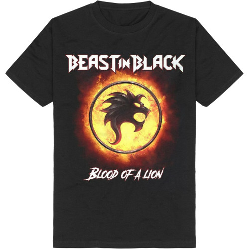 Beast in Black Blood of A Lion Shirt S-XXL T-Shirt Official Metal Band Tshirt Beast in Black Blood of A Lion Shirt S-XXL T-Shirt Official Metal Band Tshirt