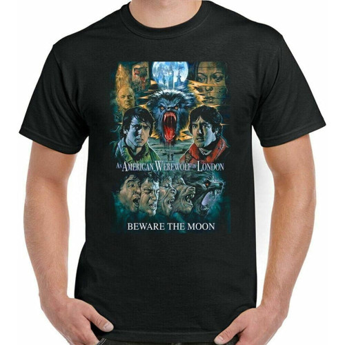 American Werewolf in London T-Shirt Movie Film Horror Vampire TEE TOP