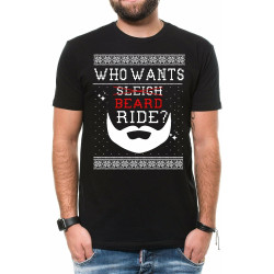 Beard Ride Ugly Christmas Sweater Funny Christmas Party T-Shirt Beard Ride Ugly Christmas Sweater Funny Christmas Party T-Shirt