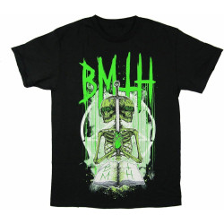 Double Skeleton Black T Shirt New Official Band Merch Double Skeleton Black T Shirt New Official Band Merch