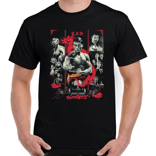 T-Shirt, Men Martial Arts Jean Claude Van Damme Film Frank T-Shirt, Men Martial Arts Jean Claude Van Damme Film Frank