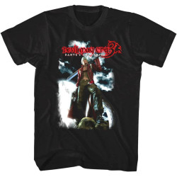 Devil May Cry 3 Dante's Awakening Men's T Shirt Capcom Gamer Demon Black Devil May Cry 3 Dante's Awakening Men's T Shirt Capcom Gamer Demon Black