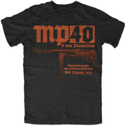 MP40 T-Shirt MP 40, MP44, MG 42, Army, Military Men's MP40 T-Shirt MP 40, MP44, MG 42, Army, Military Men's