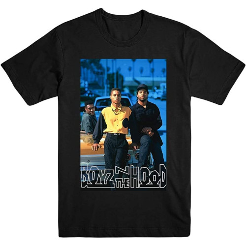 Boyz N The Hood LA Car Logo T-Shirt Black S M L XL 2XL New Black Boyz N The Hood LA Car Logo T-Shirt Black S M L XL 2XL New Black