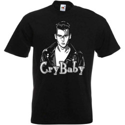 Almt Cry Baby Johnny Depp John Waters Retro Movie T Shirt Black Almt Cry Baby Johnny Depp John Waters Retro Movie T Shirt Black