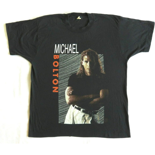 T Shirt 90'S 1991 Tour Concert POP Singer! Black