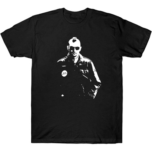 Travis Bickle T Shirt Taxi Driver Robert DE NIRO 1970'S Movie Film SCORSESE Black Travis Bickle T Shirt Taxi Driver Robert DE NIRO 1970'S Movie Film SCORSESE Black