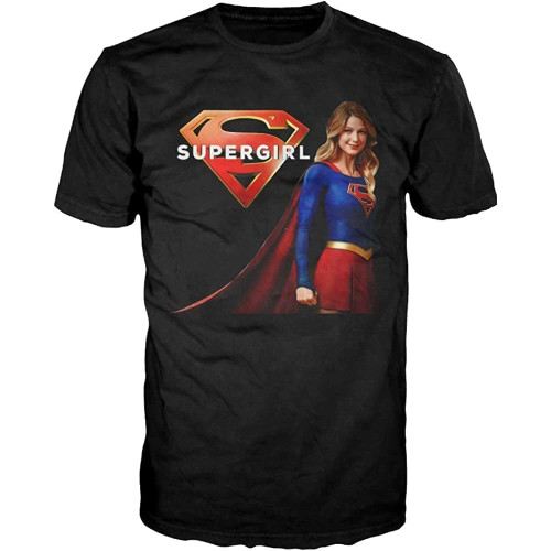 Men's Supergirl T-Shirt Black Men's Supergirl T-Shirt Black