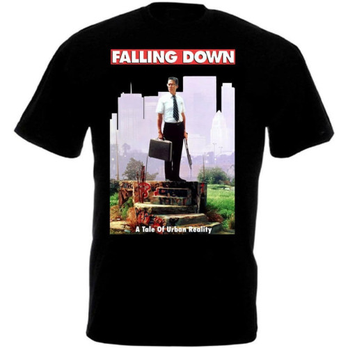 T Shirt Black Movie Poster Michael Douglas Black