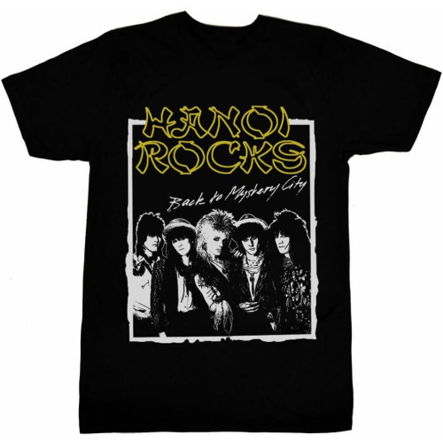 Hanoi Rocks Back to Mystery City Men's T-Shirt Black