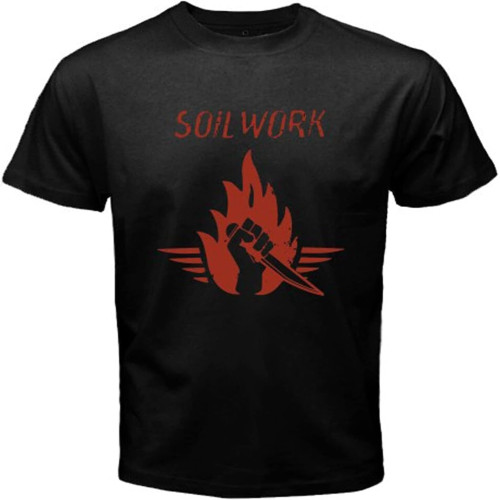 Soilwork Men's Black T-Shirt Black M Black Soilwork Men's Black T-Shirt Black M Black