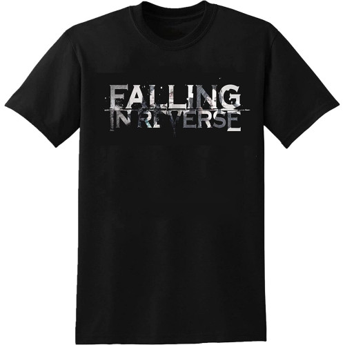 T-Shirt décontracté en Coton avec Inscription « Falling in Reverse » Pour Homme - Noir - Pour S-3XL