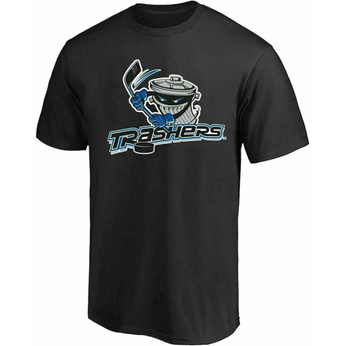 Men's Danbury Trashers Hockey Main Black T-Shirt Men Black Men's Danbury Trashers Hockey Main Black T-Shirt Men Black