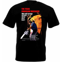 The Texas Chain Saw Massacre v3 T Shirt Black Movie Poster The Texas Chain Saw Massacre v3 T Shirt Black Movie Poster