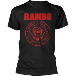 Rambo 'First Blood 1982' T-Shirt Men's Fashion Crew Neck Short Sleeves Cotton Tops Clothing, Black Rambo 'First Blood 1982' T-Shirt Men's Fashion Crew Neck Short Sleeves Cotton Tops Clothing, Black