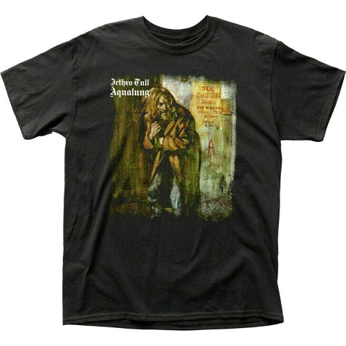 Jethro Tull Aqualung T Shirt Mens Licensed Rock N Roll Music Band Tee New Black Jethro Tull Aqualung T Shirt Mens Licensed Rock N Roll Music Band Tee New Black