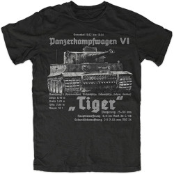 Tiger Tanks T Shirt Tank Force King Tiger Tank World Man T Shirt 100% Cotton Sleeve Shirt Black