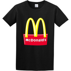 Designed McDonalds Cotton O Neck Men Shirt Designed McDonalds Cotton O Neck Men Shirt