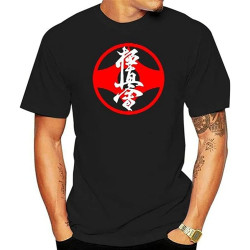 Masutatsu Oyama Kyokushin Karate Kanji Men's Black T Shirt Size S to 3XL Men's T-Shirt Cool est Black