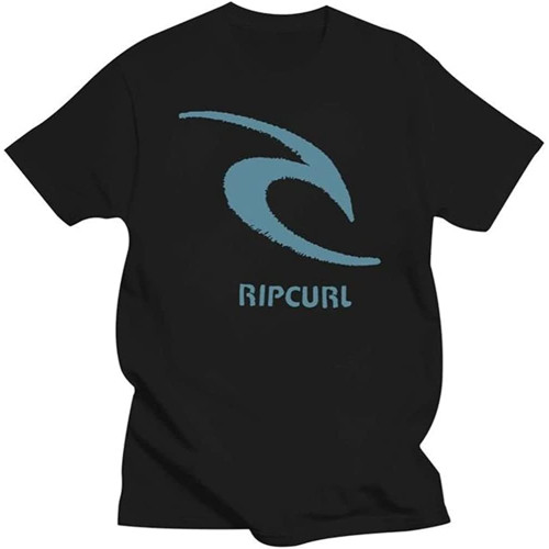 Mens Clothing Rip Tee Curl Threaded T-Shirt Black Mens Black Mens Clothing Rip Tee Curl Threaded T-Shirt Black Mens Black