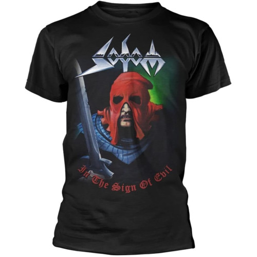 Sodom in The Sign of Evil T-Shirt Graphic Top Printed Shirt Short Sleeve Mens Tee Sodom in The Sign of Evil T-Shirt Graphic Top Printed Shirt Short Sleeve Mens Tee