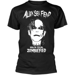 Alien Sex Fiend Zombiefied T-Shirt Graphic Tee Printed Shirt Short Sleeve for Mens Alien Sex Fiend Zombiefied T-Shirt Graphic Tee Printed Shirt Short Sleeve for Mens