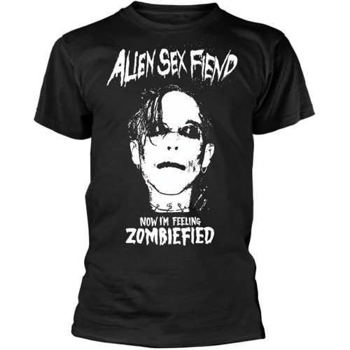 Alien Sex Fiend Zombiefied T-Shirt Graphic Tee Printed Shirt Short Sleeve for Mens Alien Sex Fiend Zombiefied T-Shirt Graphic Tee Printed Shirt Short Sleeve for Mens