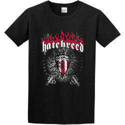 Hatebreed Skull and Maces T-Shirt Funny Tee Graphic Mens Shirt