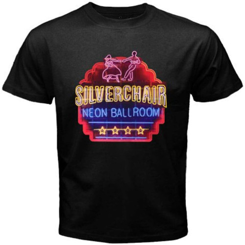 Silverchair Neon Ballroom T-Shirt Graphic Tee Printed Top for Mens Silverchair Neon Ballroom T-Shirt Graphic Tee Printed Top for Mens