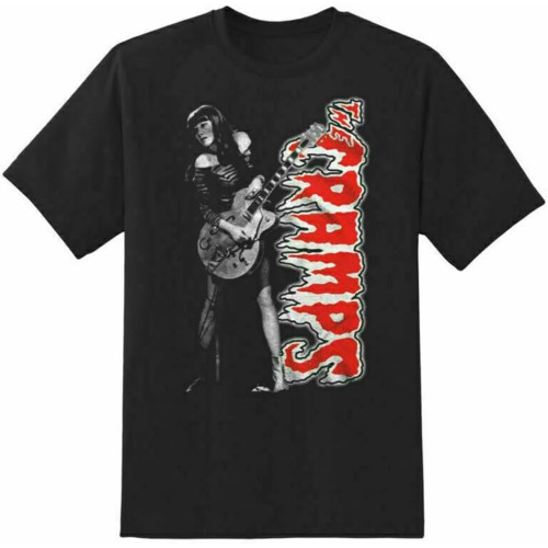 Vintage The Cramps Band Men T-Shirt Black Cotton Tee Funny Vintage Gift for Men