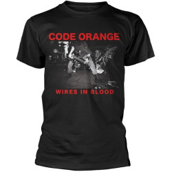 Code Orange Wires in Blood T-Shirt Short Sleeve Top Graphic Tee Printed T-Shirt for Men Code Orange Wires in Blood T-Shirt Short Sleeve Top Graphic Tee Printed T-Shirt for Men