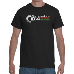 Commodore 64 T Shirt Graphic Top Printed Tee Mens Shirt Commodore 64 T Shirt Graphic Top Printed Tee Mens Shirt