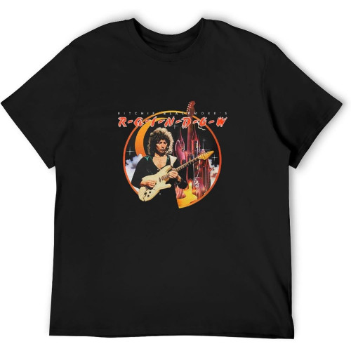 Rainbow 'Ritchie Blackmore Photo' (Black) Mens T-Shirt Rainbow 'Ritchie Blackmore Photo' (Black) Mens T-Shirt