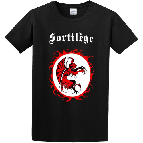 Sortilege 1983 Logo Graphic Tee Printed Top Shirt for Mens T-Shirt Sortilege 1983 Logo Graphic Tee Printed Top Shirt for Mens T-Shirt