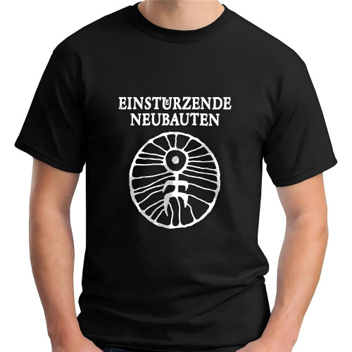 Einsturzende Neubauten T-Shirt Simple Style Tee Printed Short-Sleeve for Men Einsturzende Neubauten T-Shirt Simple Style Tee Printed Short-Sleeve for Men