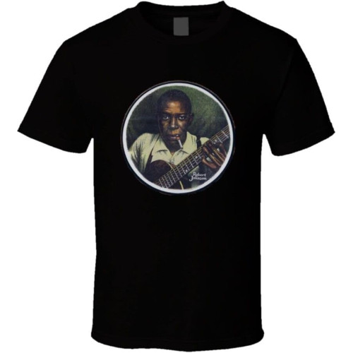 Robert Johnson T-Shirt Printed Tee Graphic Top for Men Shirt Robert Johnson T-Shirt Printed Tee Graphic Top for Men Shirt