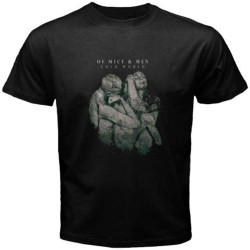 of Mice & Men Cold World T-Shirt Graphic Tee Printed Top for Mens of Mice & Men Cold World T-Shirt Graphic Tee Printed Top for Mens