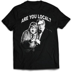 League of Gentlemen T-Shirt Funny Tubs & Edward Tattsyrup are You Local? Tee Black