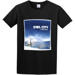 Men's Owl City Ocean Eyes O-Neck Cotton T Shirt