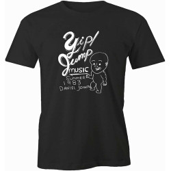 Men's Daniel Johnston - Yip Yip Jump - 1983 - Iconic - POP Art - Abstract Low Fi O-Neck Cotton T Shirt