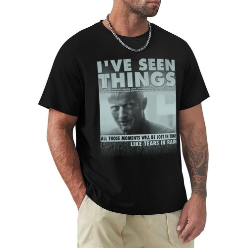 Rutger Hauer, Tears in Rain T-Shirt Tops Quick-Drying t-Shirt Mens Big and Tall t Shirts Rutger Hauer, Tears in Rain T-Shirt Tops Quick-Drying t-Shirt Mens Big and Tall t Shirts